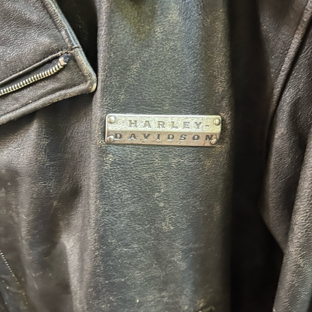 Vintage Harley-Davidson Black Riding Jacket - Picture 5 of 10